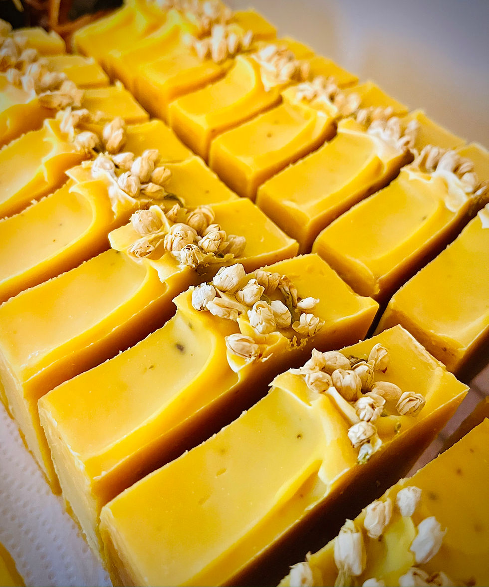 Thumbnail: Tropical Lime Blossom Coconut Bars curing at Apothecary Addict