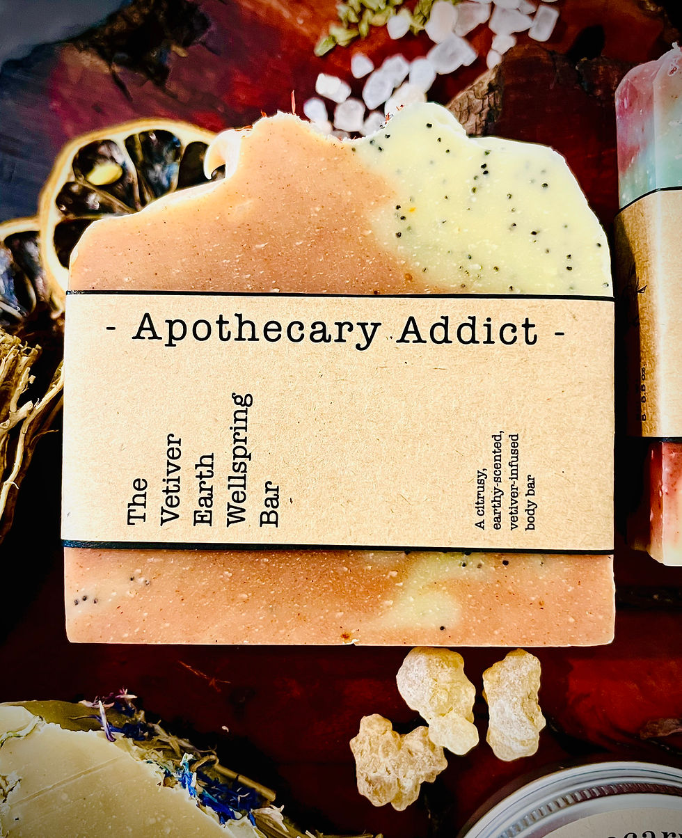 Thumbnail: Vetiver Earth Soap Bar with holistic botanical styling and earthy aromatic profile