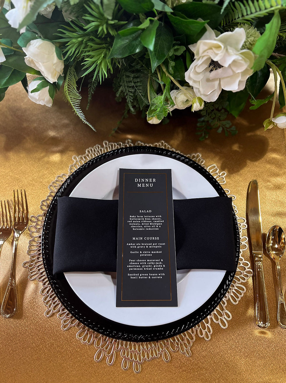 Table Linen Rental Special Occasions Michigan