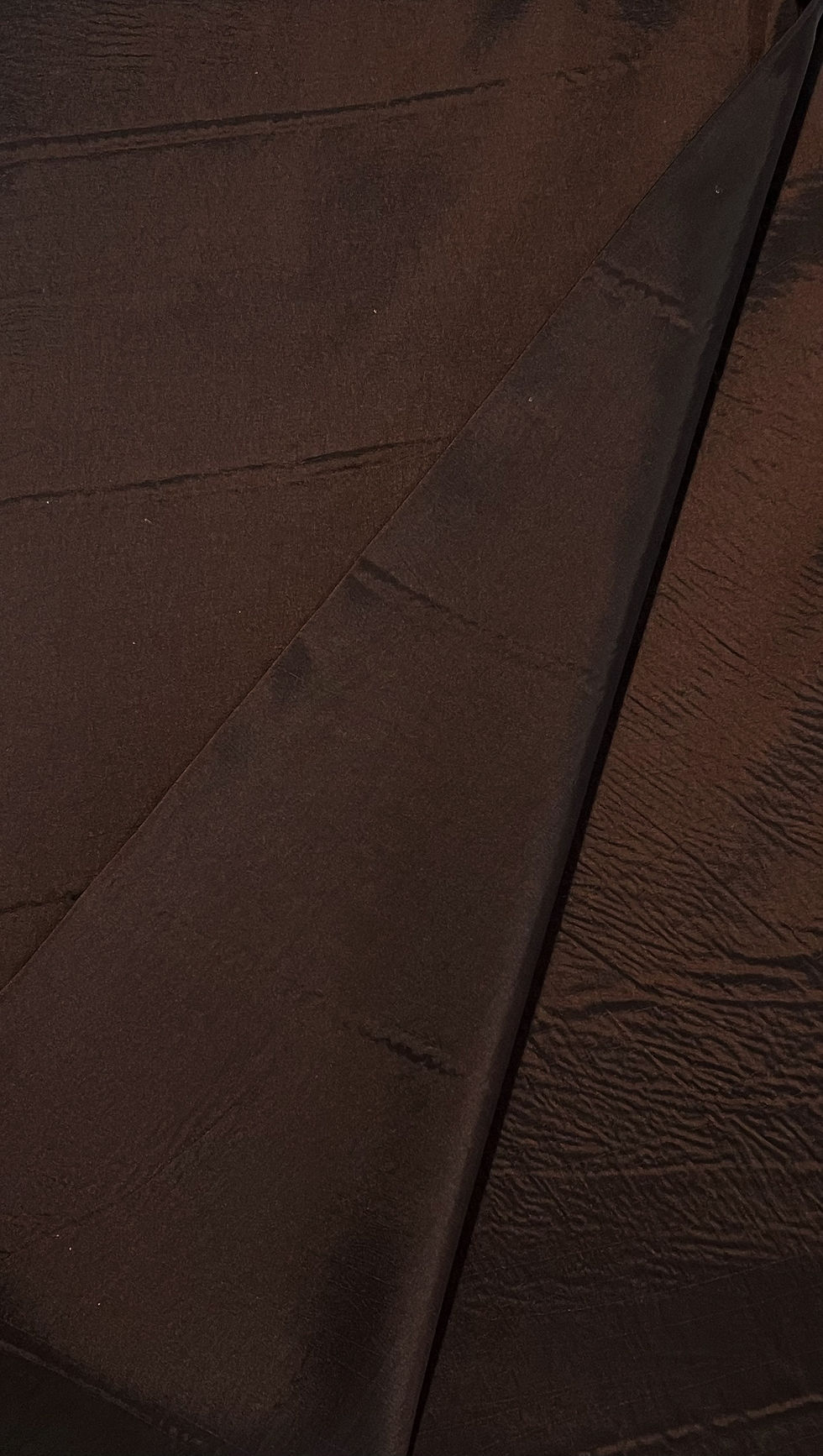 brown chocolate deep cocoa espresso shiny taffeta table linen tablecloth rental michigan events weddings party rentals ada