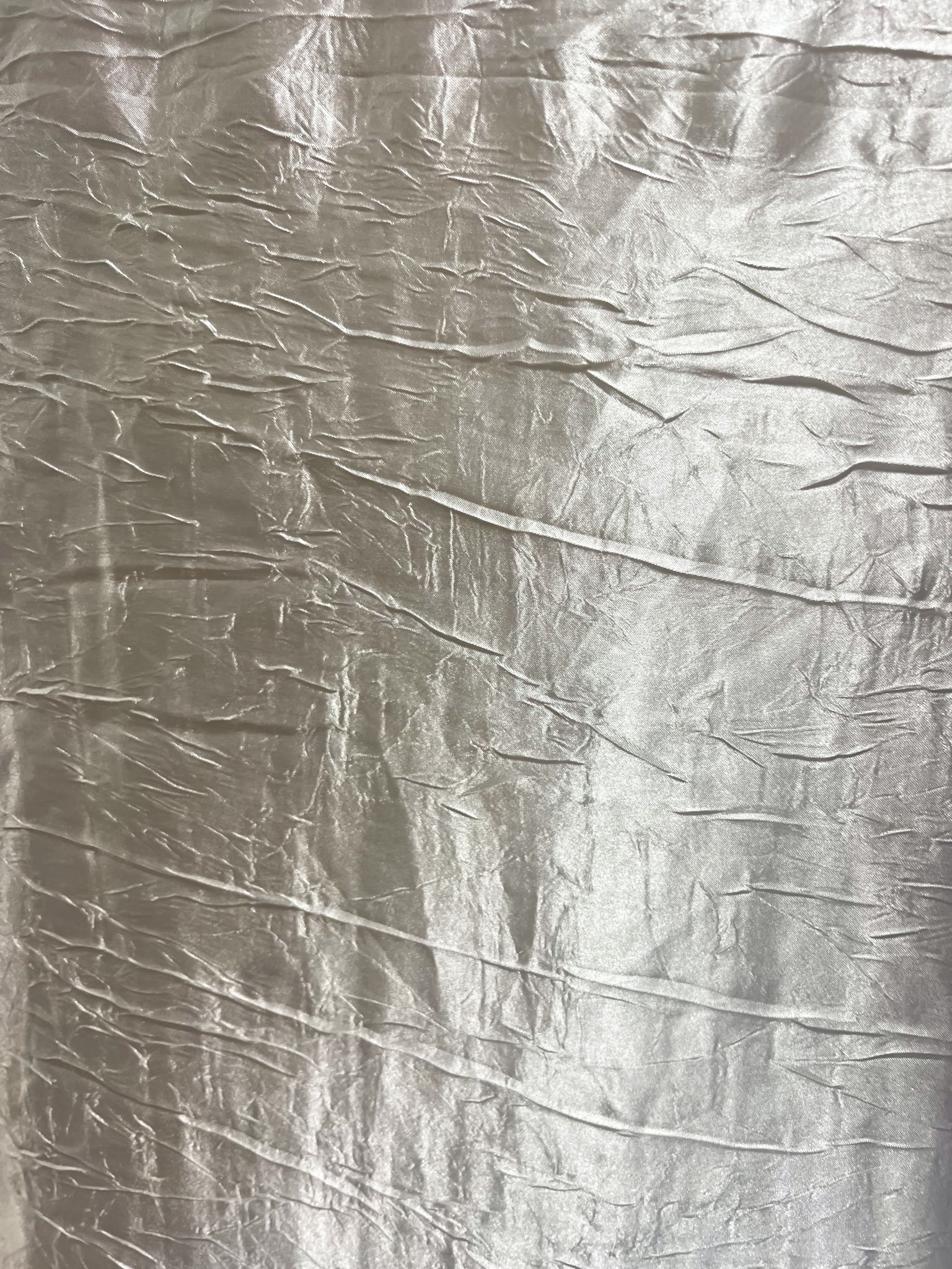 ivory off white cream shiny satin crushed crinkle table linen tablecloth rental michigan event wedding party rentals detroit