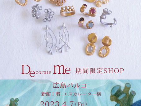 広島パルコ新館1階 POP UP SHOP 4/7~4/16