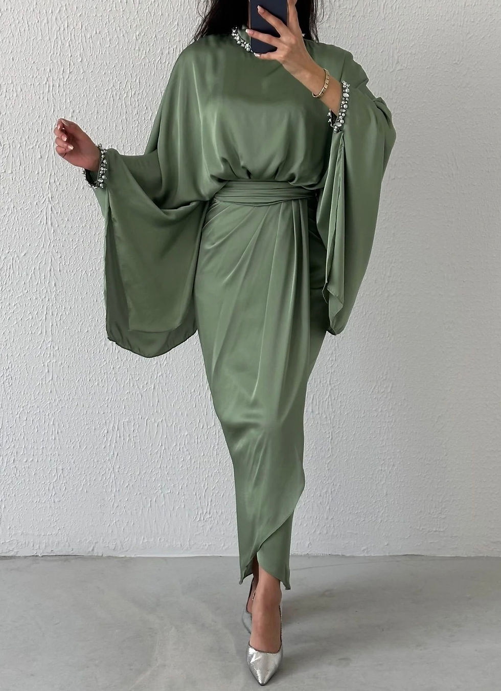 Thumbnail: Robe Zumurut vert sauge