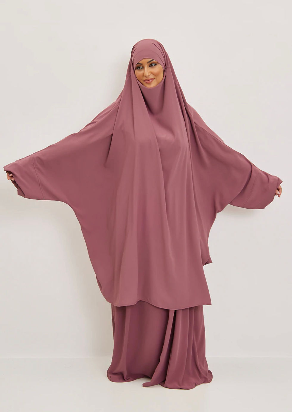 Jilbab Mélina Bois de rose 