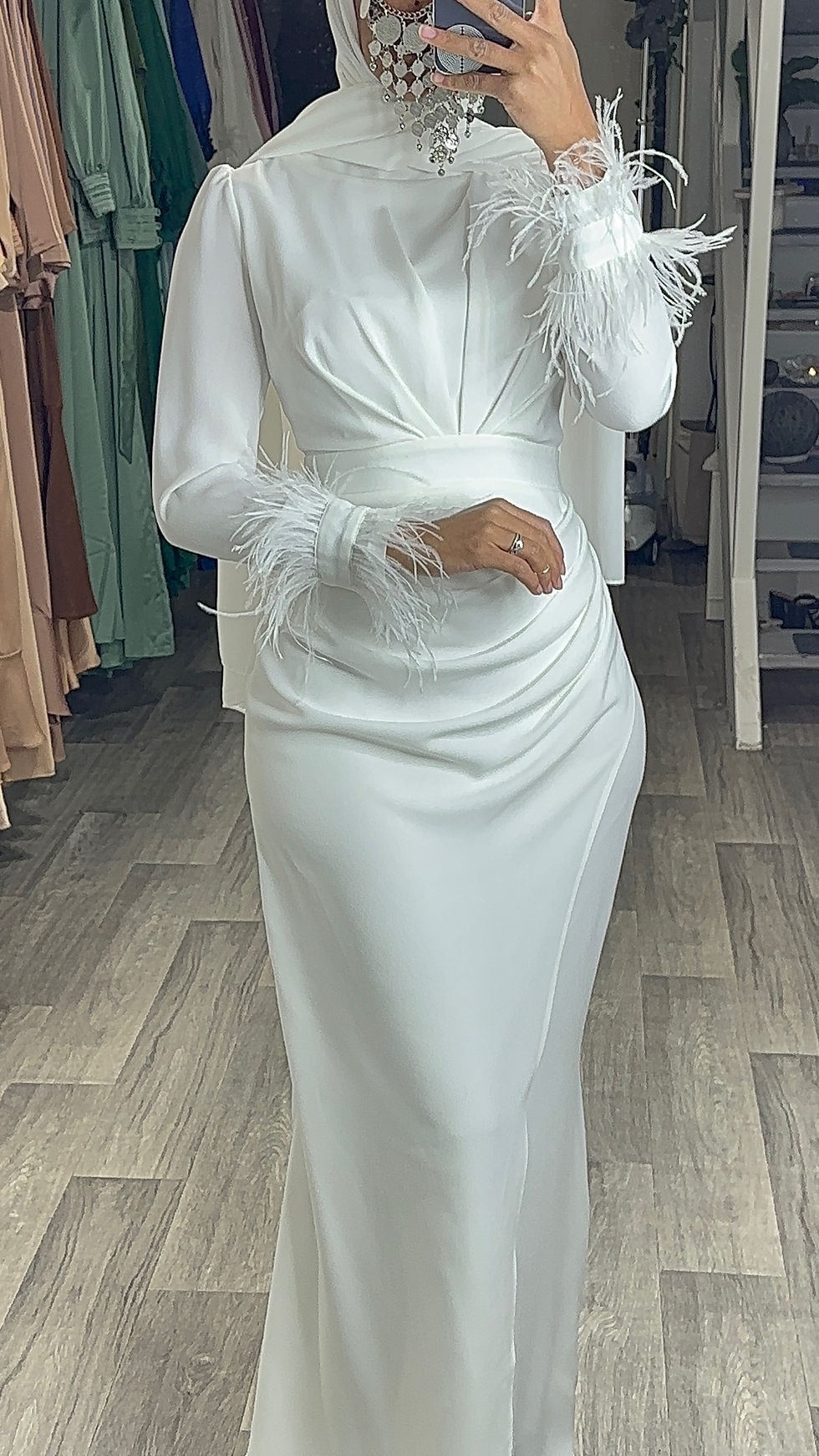 Miniaturbild: Robe amasya blanche