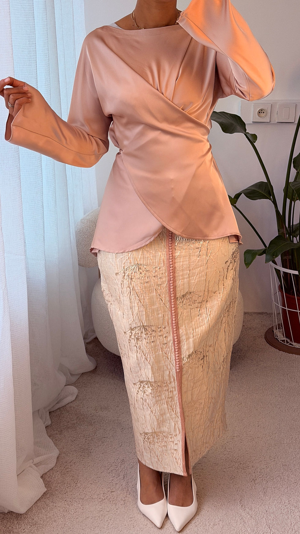 Miniature : Ensemble Nude 100% fait main 