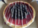 White Chocolate Blackberry Cheesecake