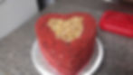 Heart Shaped Red Velvet Cheesecake