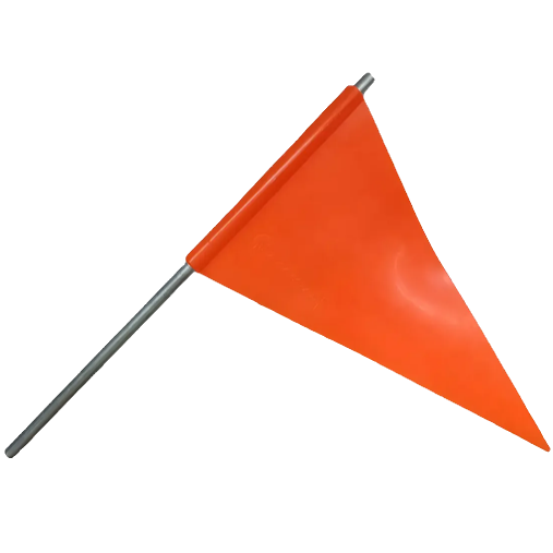Banderin rigido de seguridad
