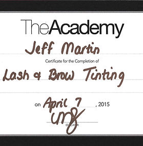 Lash and Brow certification