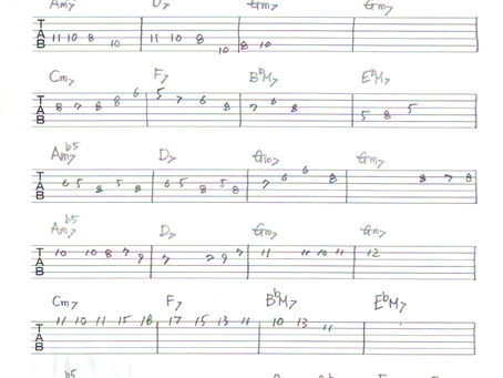 枯葉のアドリブソロ