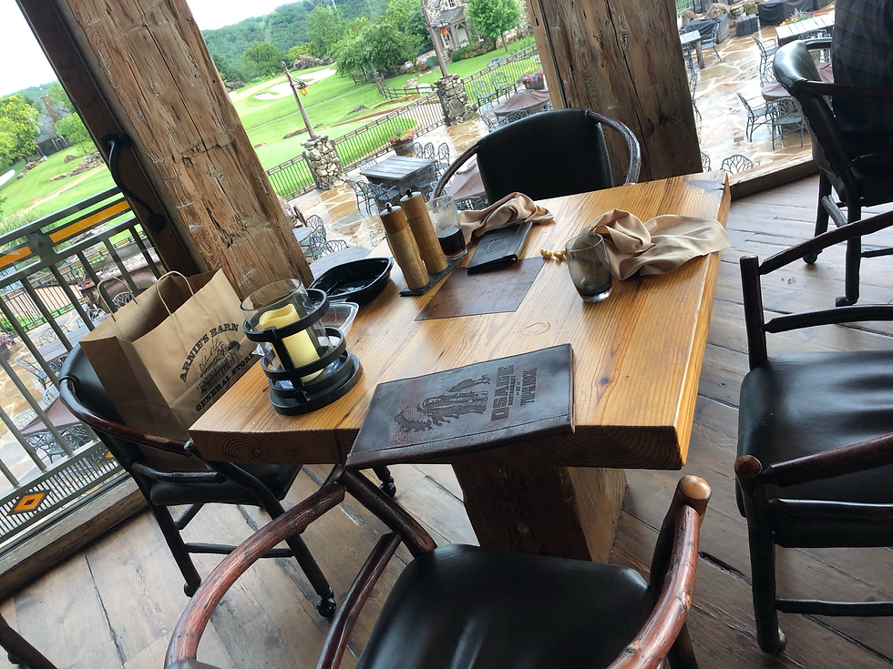 Today we are at The Osage, at Top Of The Rock!