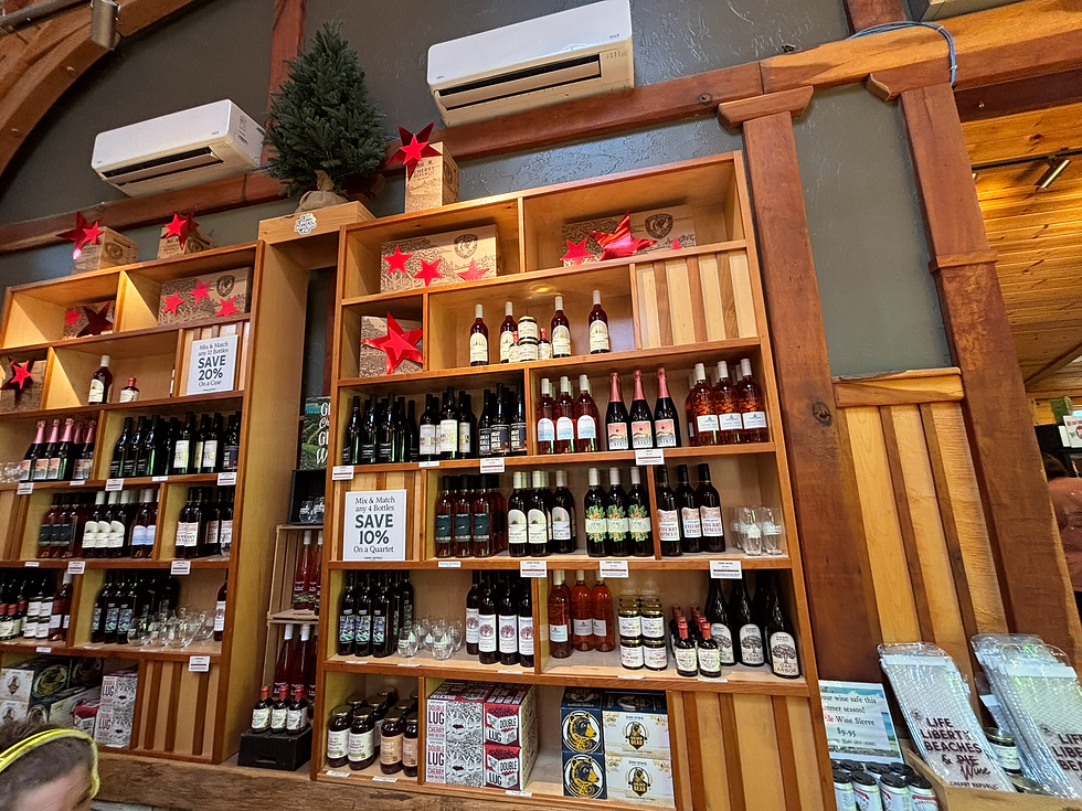 For The Winos..... They have A Variety Of Cherry Wine. It Is Quite Good!