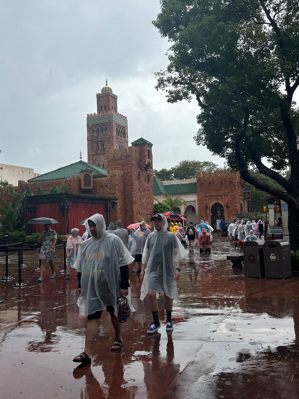 Morocco in the rain!