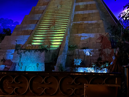 Dining By A Mayan Pyramid At The San Angel Inn At Epcot