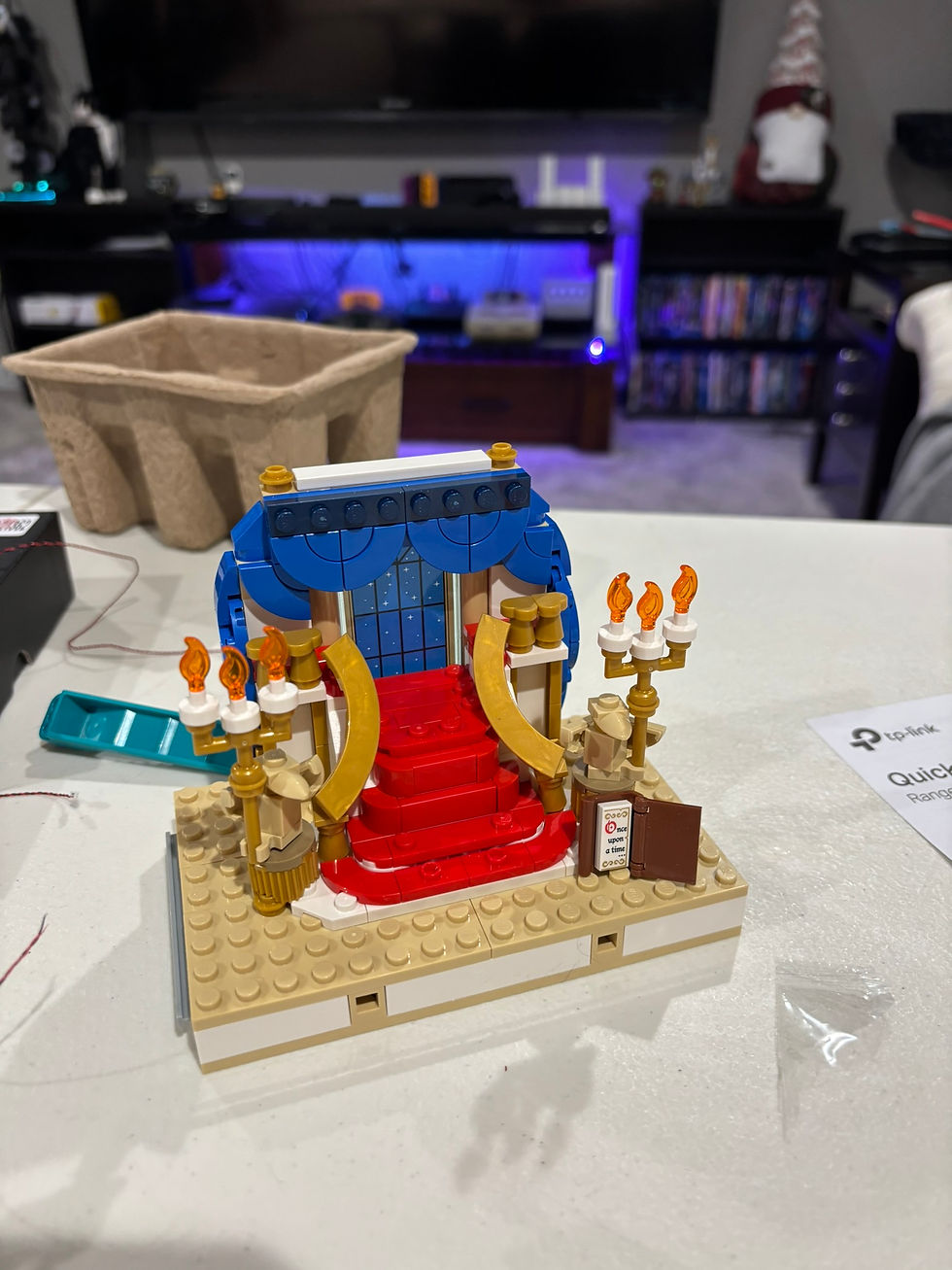 A View of The Grand Staircase Into The Castle