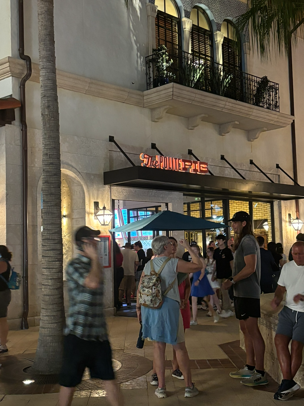 We have arrived at the Polite Pig!