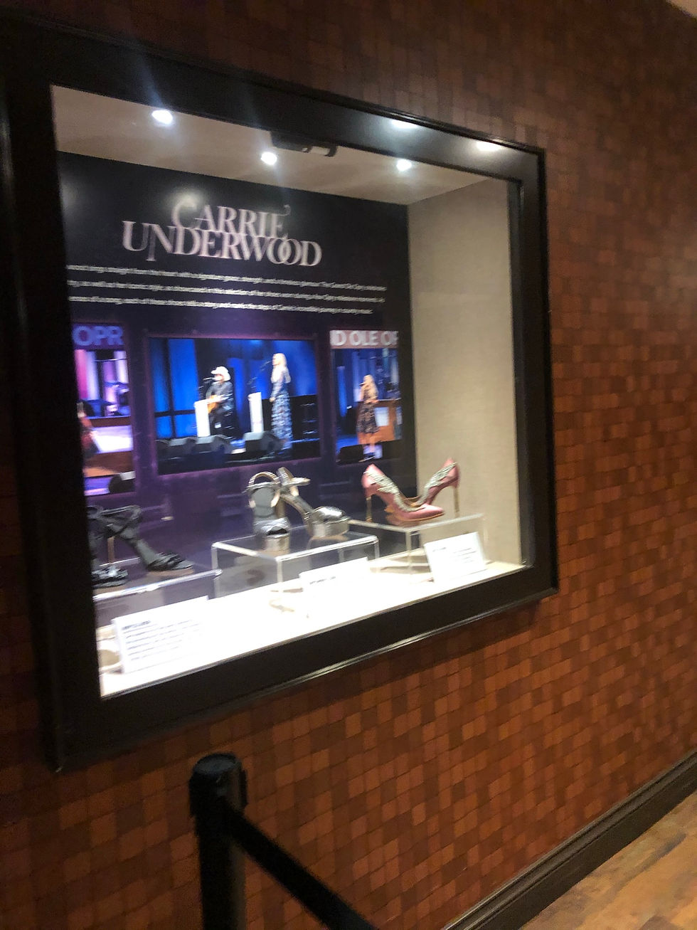 Some Artifacts From Carrie Underwood