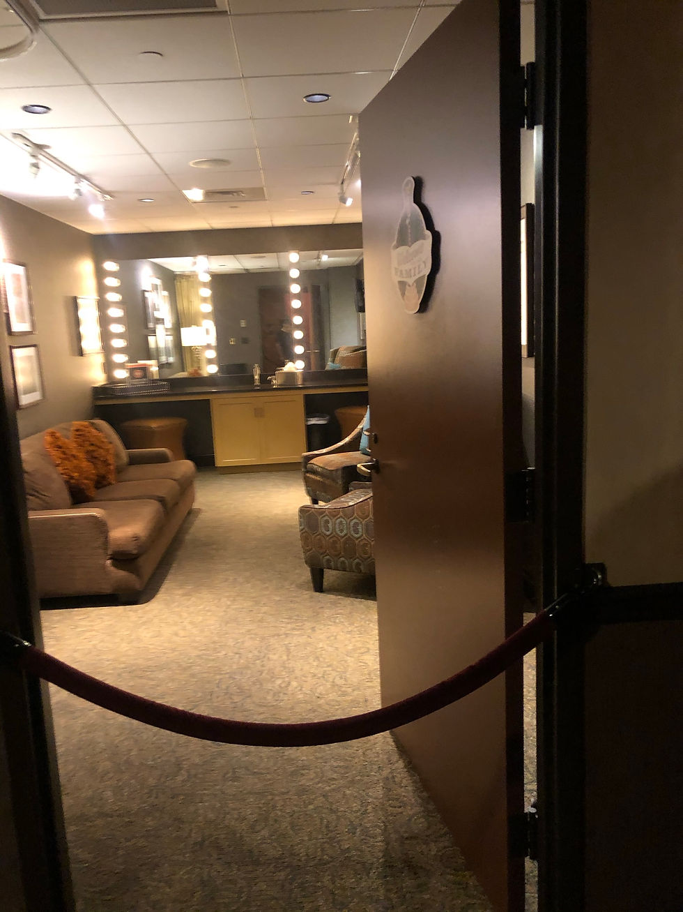 Some of the Dressing Rooms are dedicated to only be for one performer and no one else. Dolly Parton is one of the only ones left that has their own Dressing room