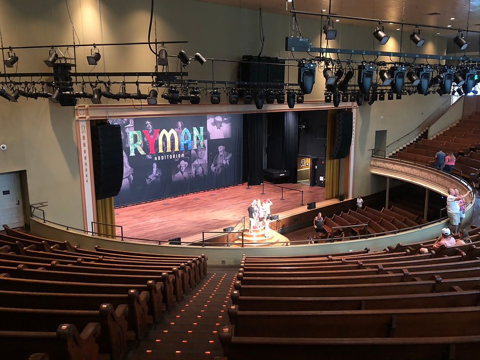 This Auditorium is where the Grand Ole Opry began.