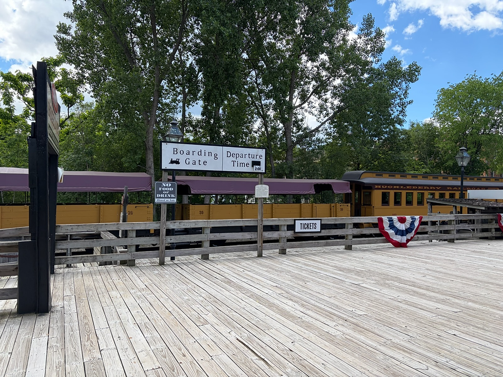 For Train Enthusiast, they have a fully functioning train you can take into the woods!