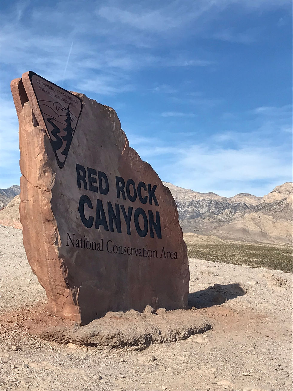We have Entered Red Rock Canyon!