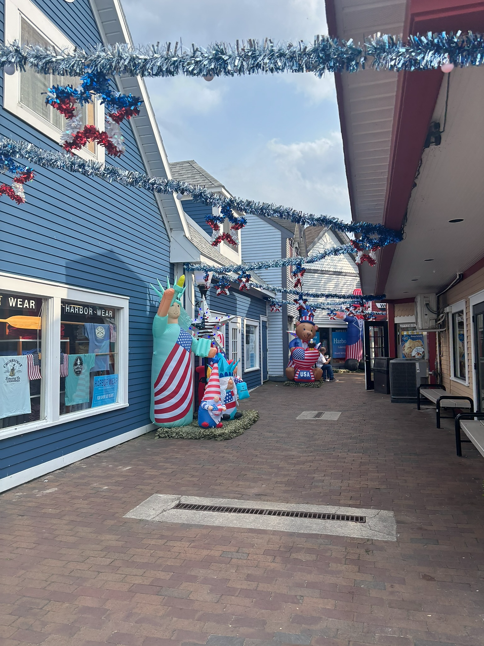 Decorations for America's 250th Birthday are Up!