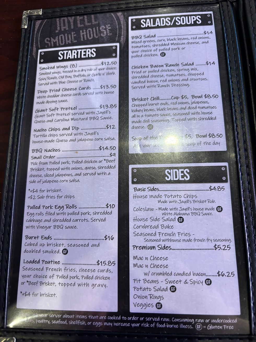 Starters / Soups / Sides