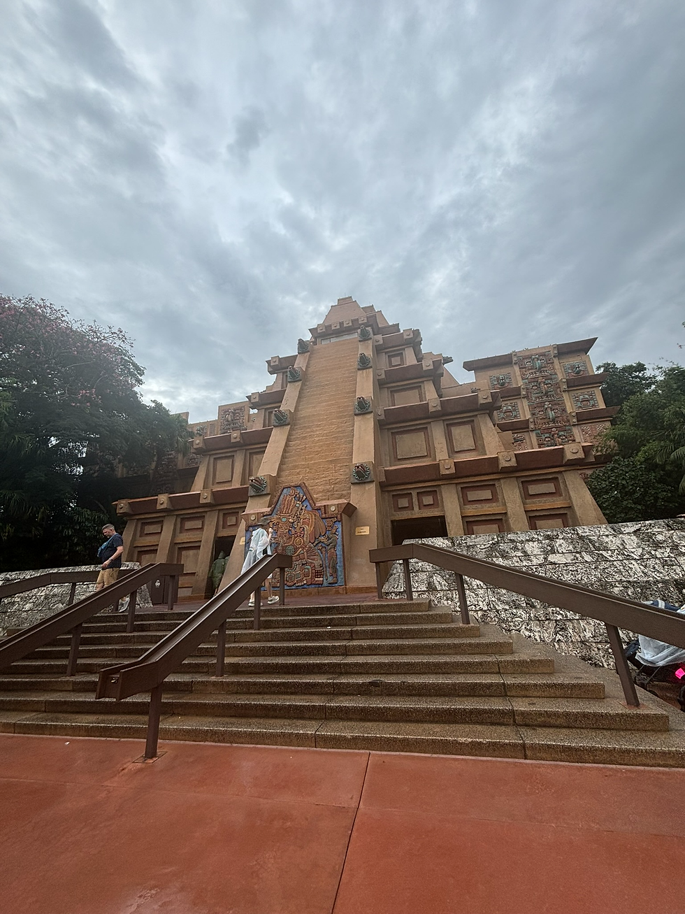 And last but not least, Mexico has traditional Mexican Fare as well as a boat ride inside the pyramid