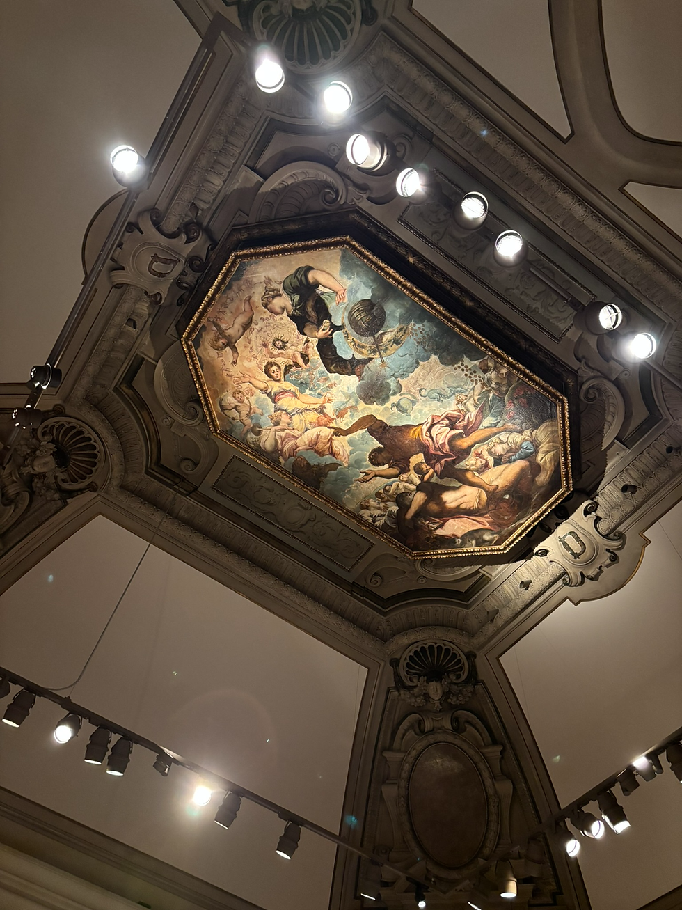 Ceiling Art Like This... You Would Think You Would Only Find This In Europe