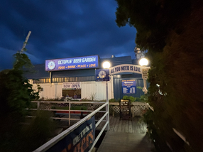 A Dinner At The Octopus Beer Garden