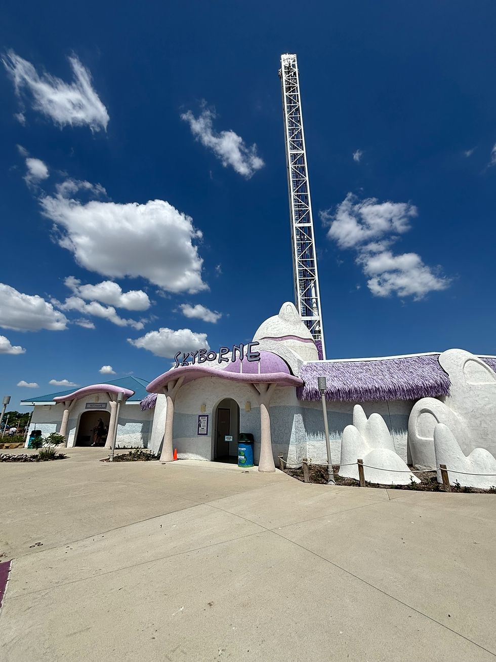The Outside of the Drop Tower