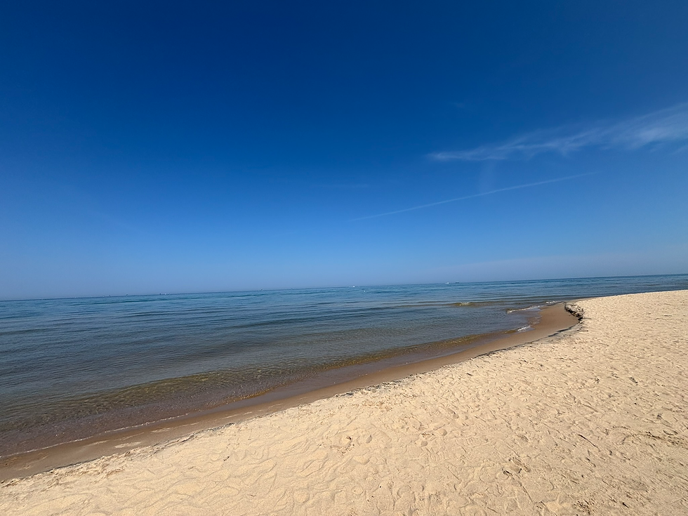 We Made It To Beautiful Lake Michigan!