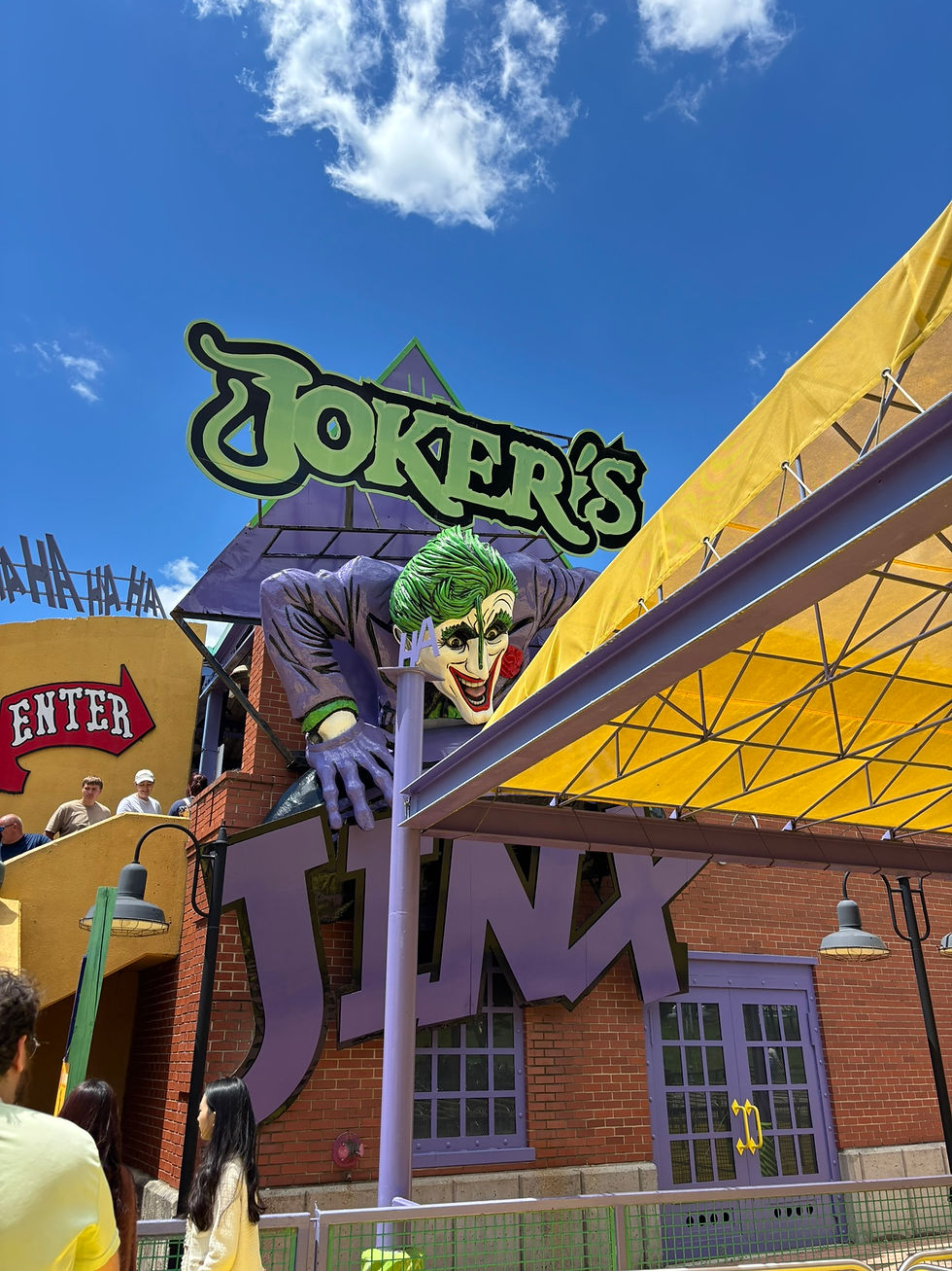 The Joker is Laughing at those one train operations.