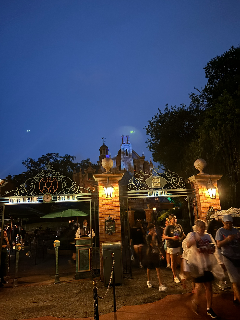 The best attraction in Liberty Square has to be the Haunted Mansion. Full of Frightful Spooks!