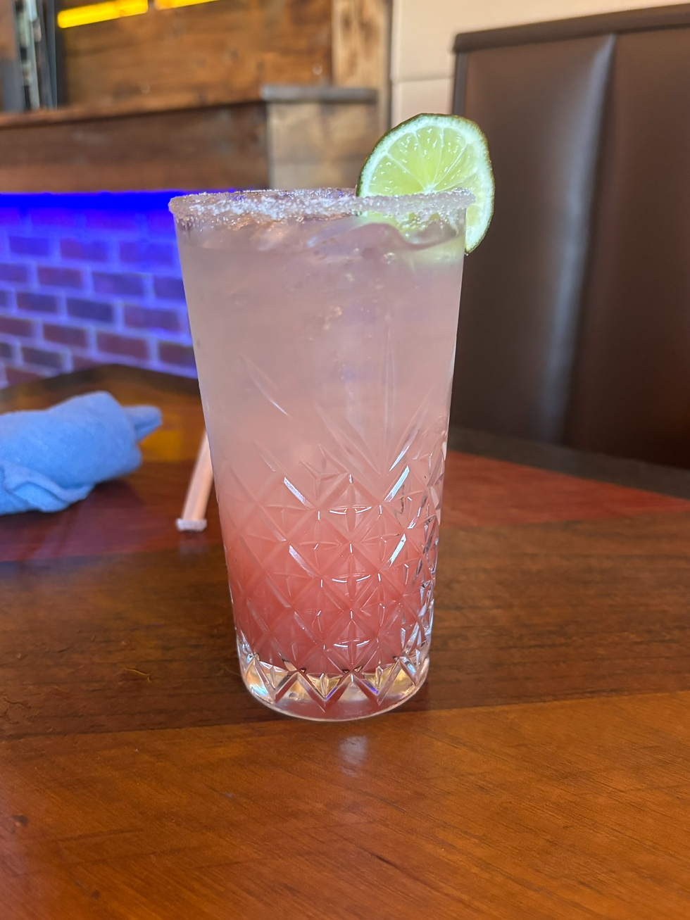 No Octane Guava Fizz—a refreshing tropical mocktail crafted with guava, fresh lime juice, pure cane syrup, and a ginger beer float for a bubbly kick. It offered a great balance of fruity sweetness with a subtle bit of tartness.