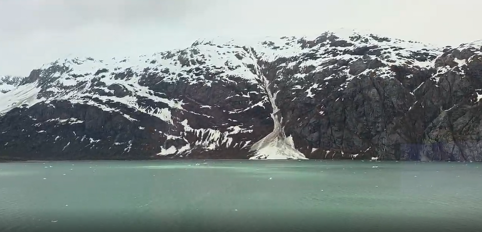 A View Of One Of The Glaciers