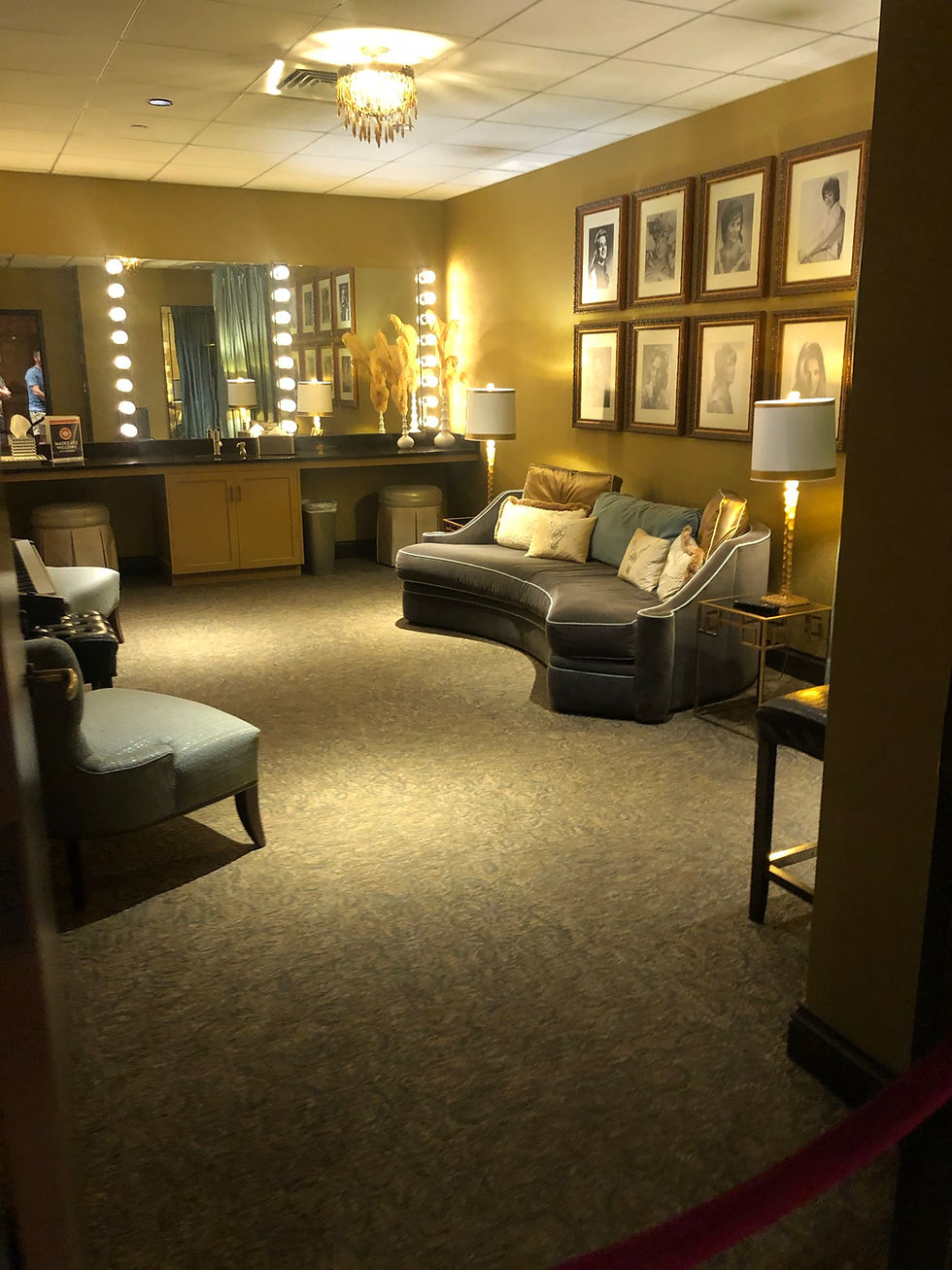 To think of all the history that has been in these rooms