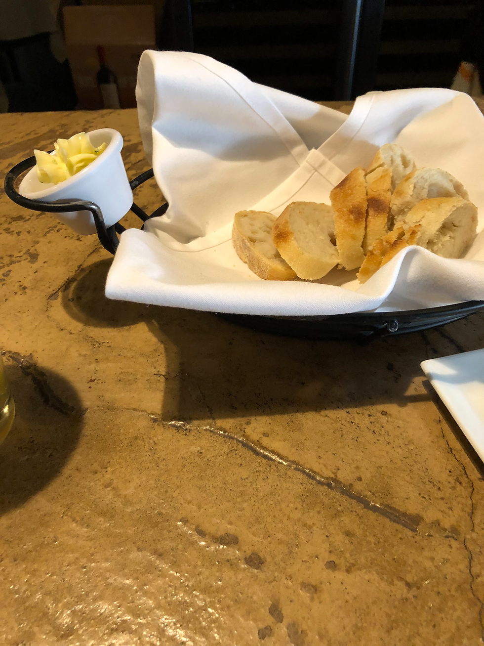 The Fantastic Bread Service At The Blue Cow