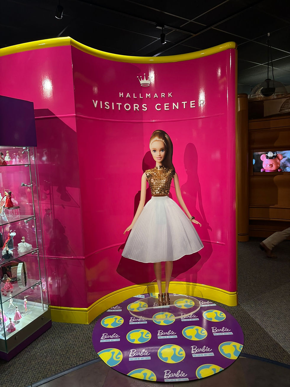 You can also take your picture next to Barbie!