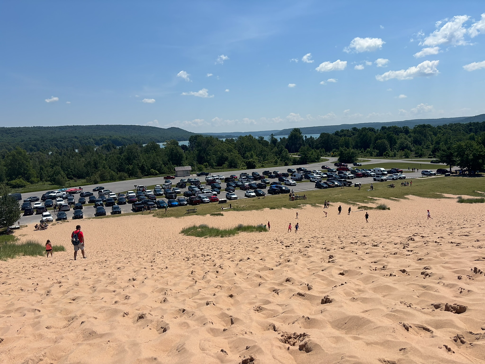 It's Like A Sideways Beach Of Hot Sand!