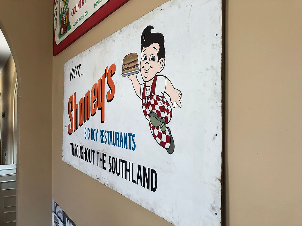 Some Classic Signs are in their Museum area