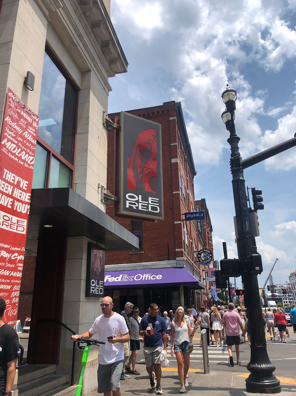 This Ole Reds is Three Floors and has music on all the floors at night