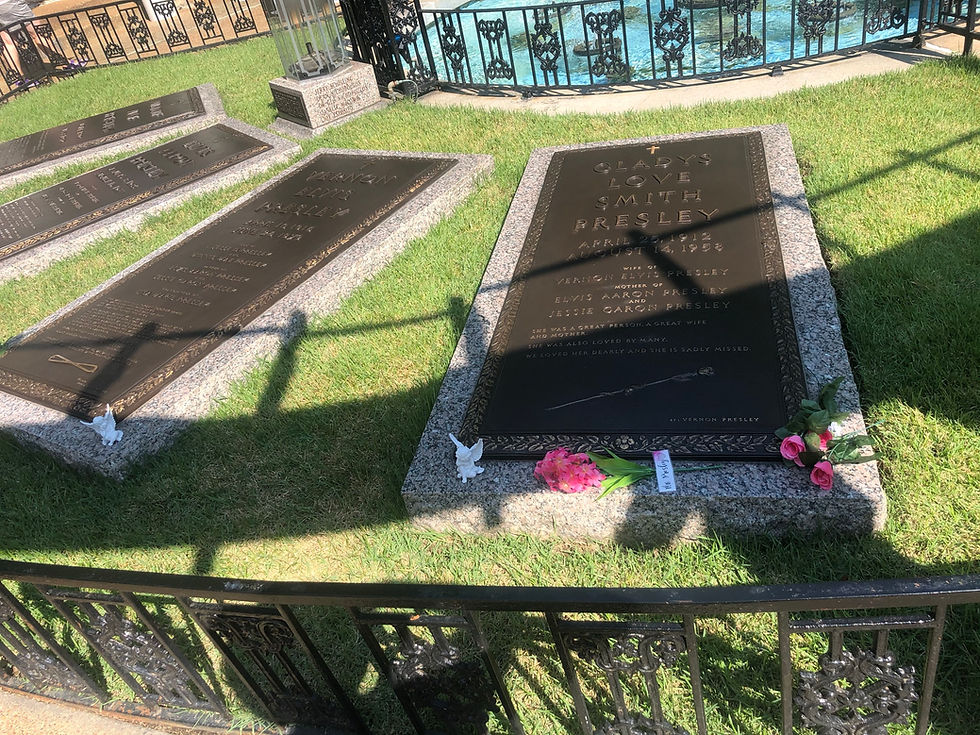 All The grounds are maintained like he is still living here