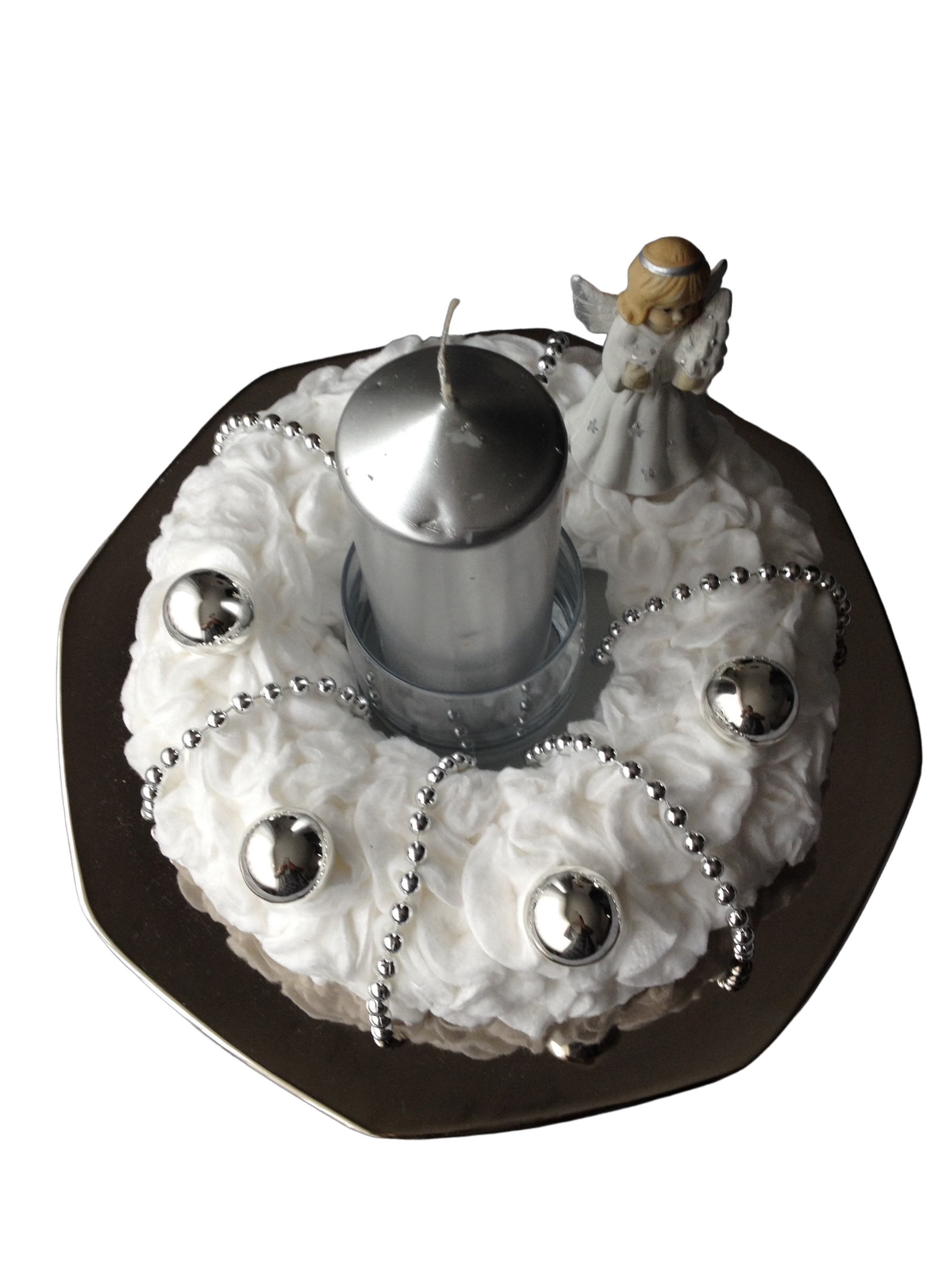 Wolkenkranz silber gross