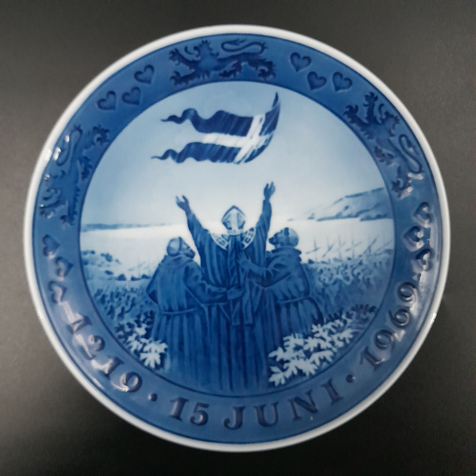 Valdemar / Dannebrog platte af Royal Copenhagen