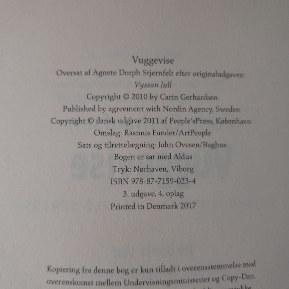 Miniaturebillede: Vuggevise af Carin Gerhardsen