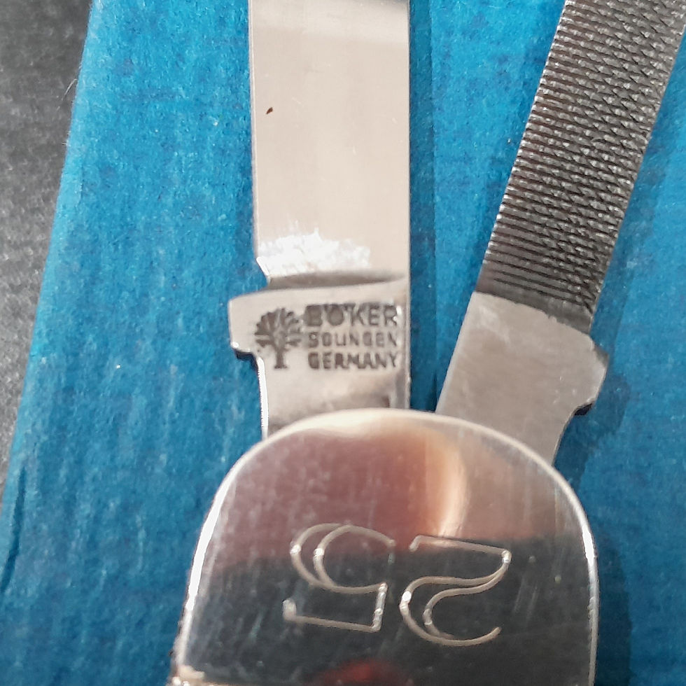 Miniaturebillede: Lommekniv med cigarskærer - Böker Solingen