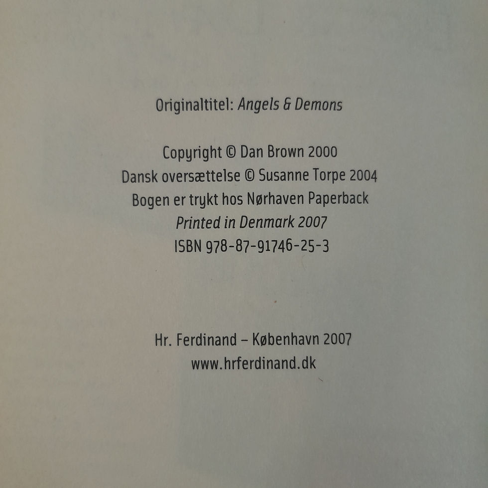 Miniaturebillede: Engle og dæmoner af Dan Brown