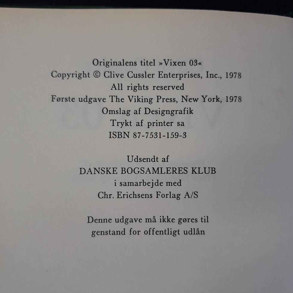 Miniaturebillede: Vixen 03 af Clive Cussler